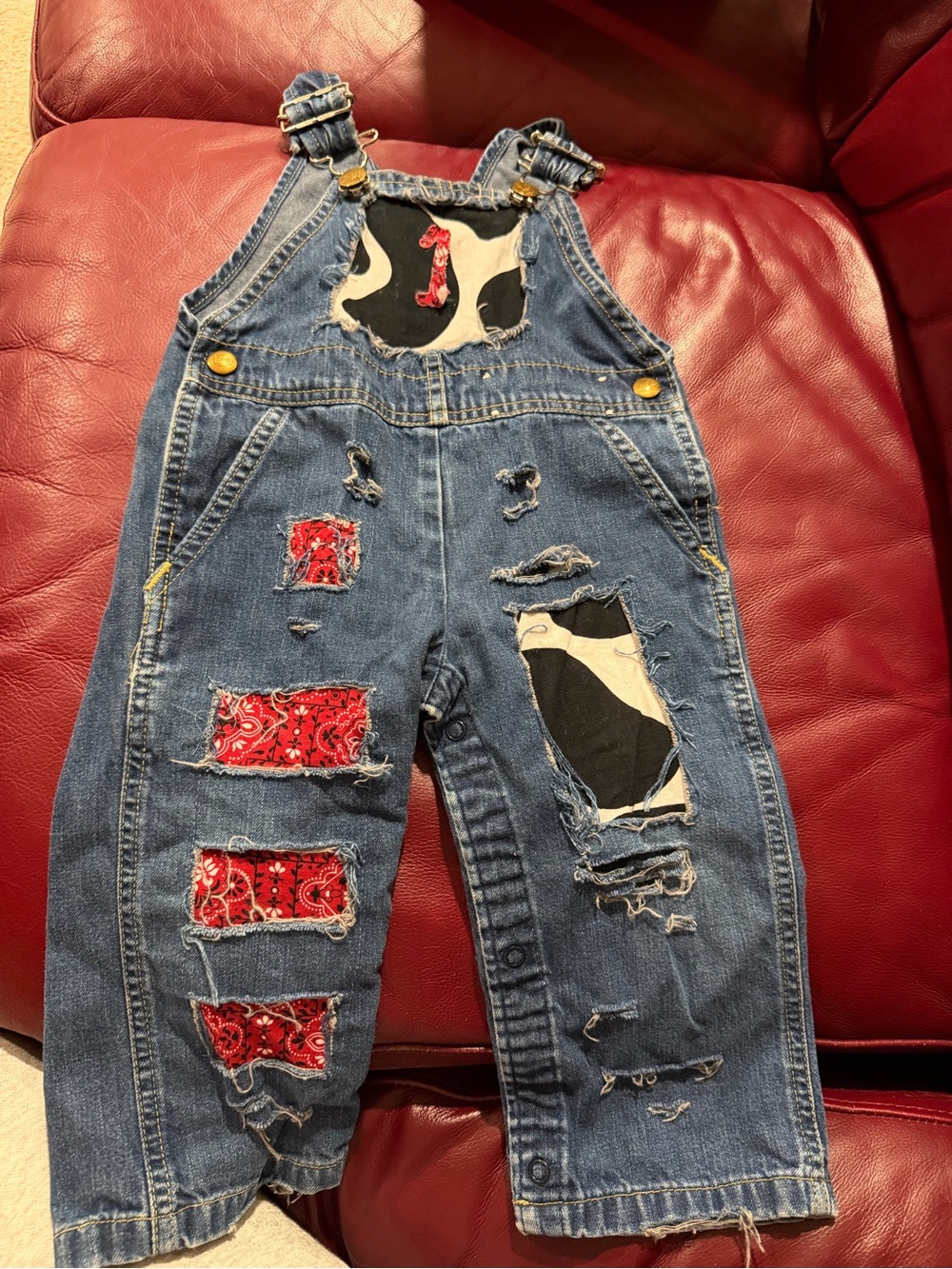 First Birthday Overalls